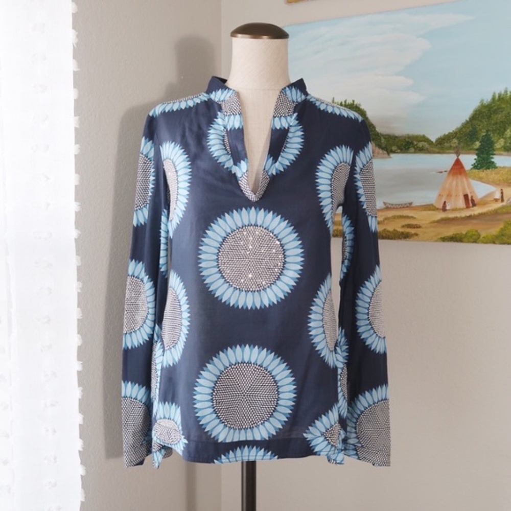 Tory Burch Sunflower Blouse! 🌻